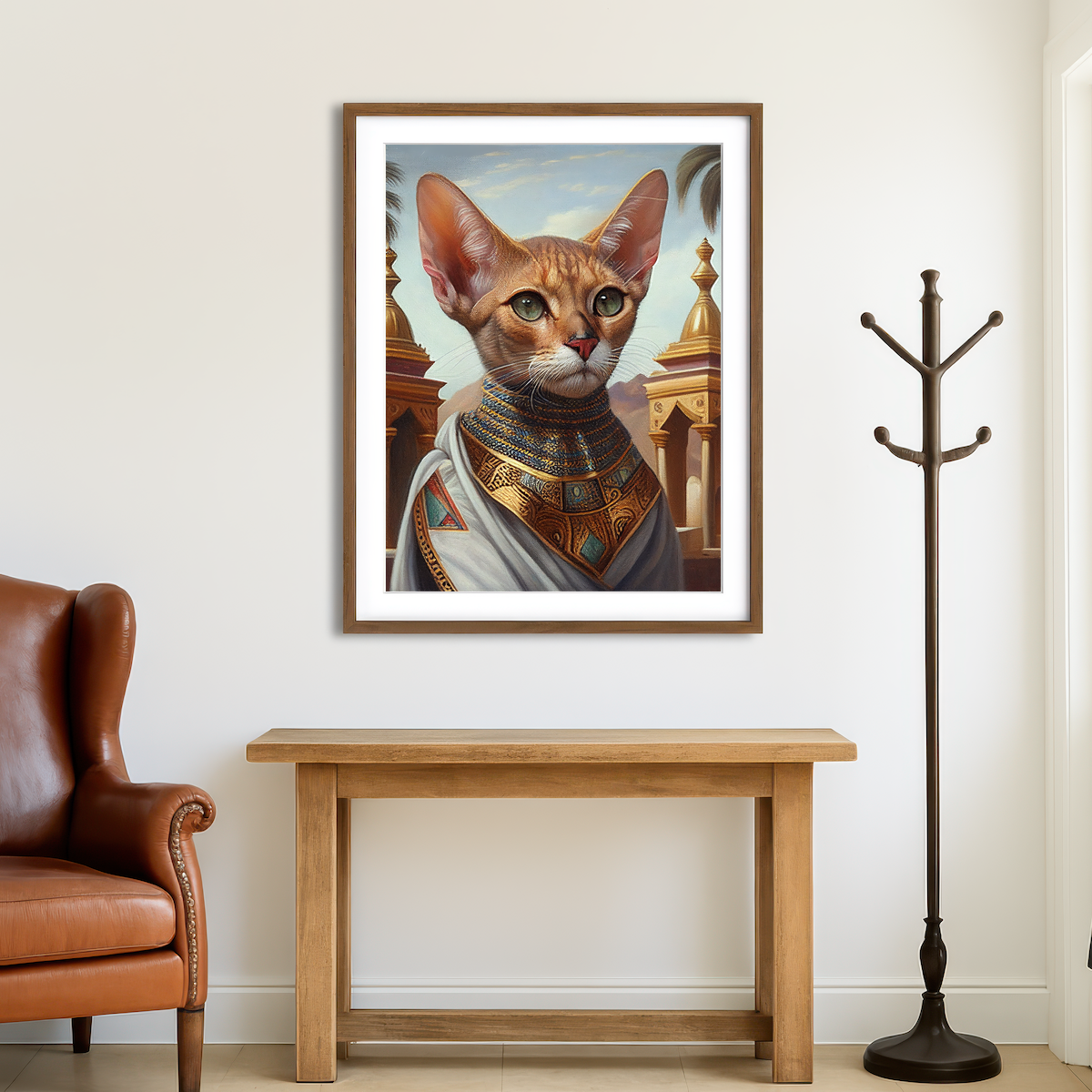AUTO-MOCKUP ROOM | Royal Pets Abyssinian Wall Art