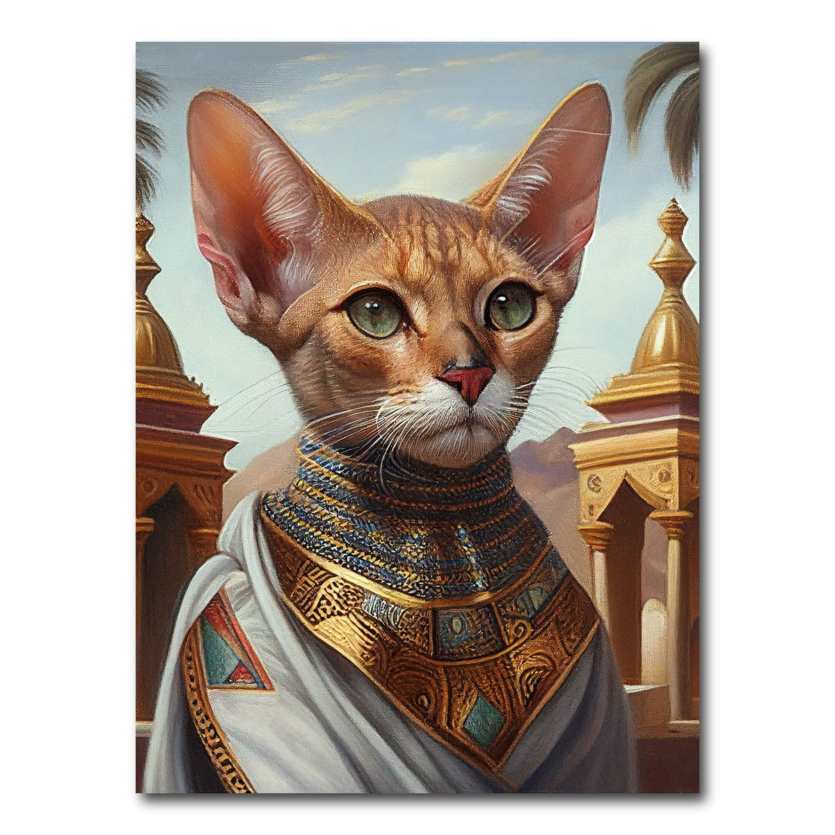 AUTO-MOCKUP WHITE | Royal Pets Abyssinian | 1 Piece | Gallery Wrap Canvas | group=3x4