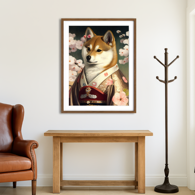 AUTO-MOCKUP ROOM | Royal Pets Shiba Inu Wall Art