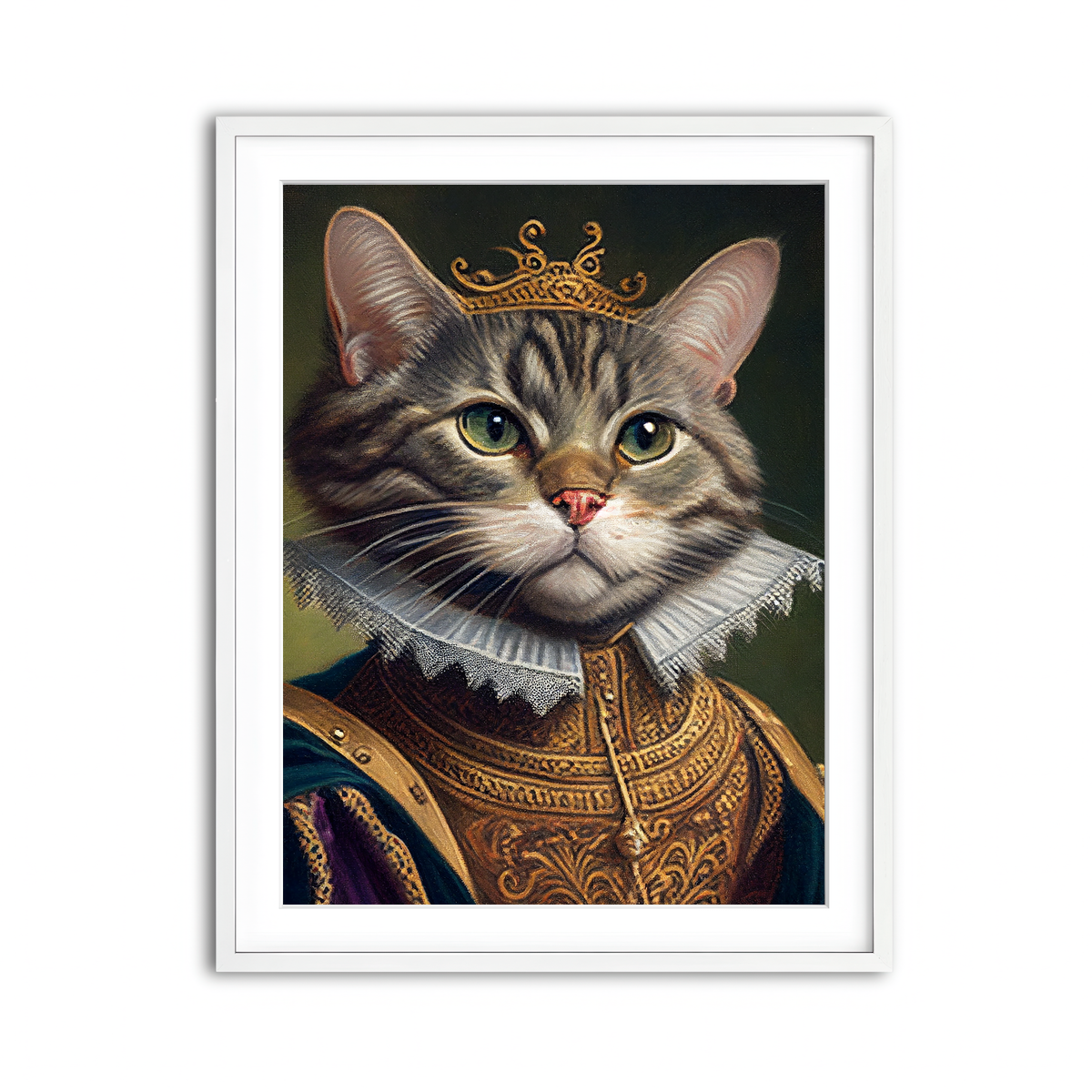 Framed Print 3x4 White