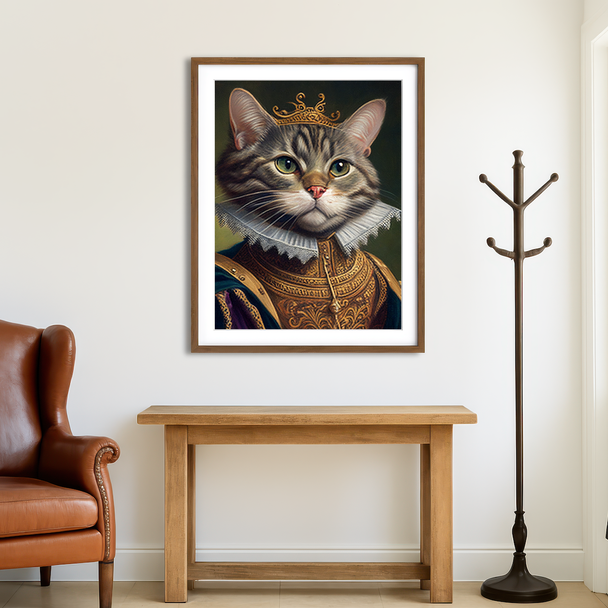 AUTO-MOCKUP ROOM | Royal Pets Tabby Wall Art