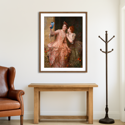 AUTO-MOCKUP ROOM | Royal Selfie Wall Art