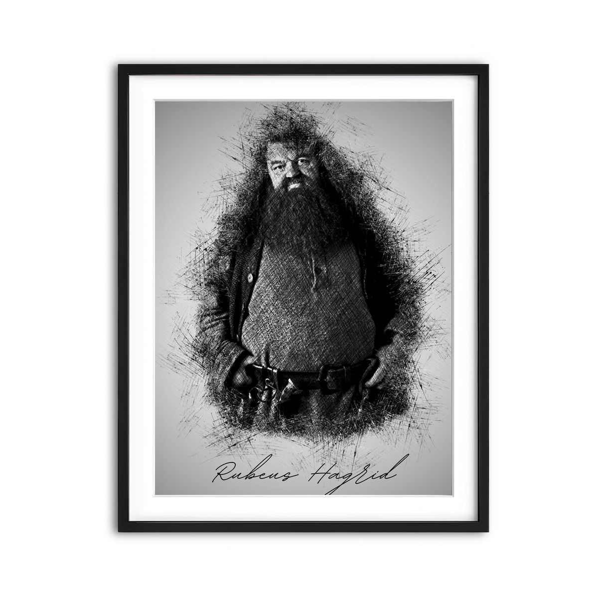 Framed Print 3x4 Black