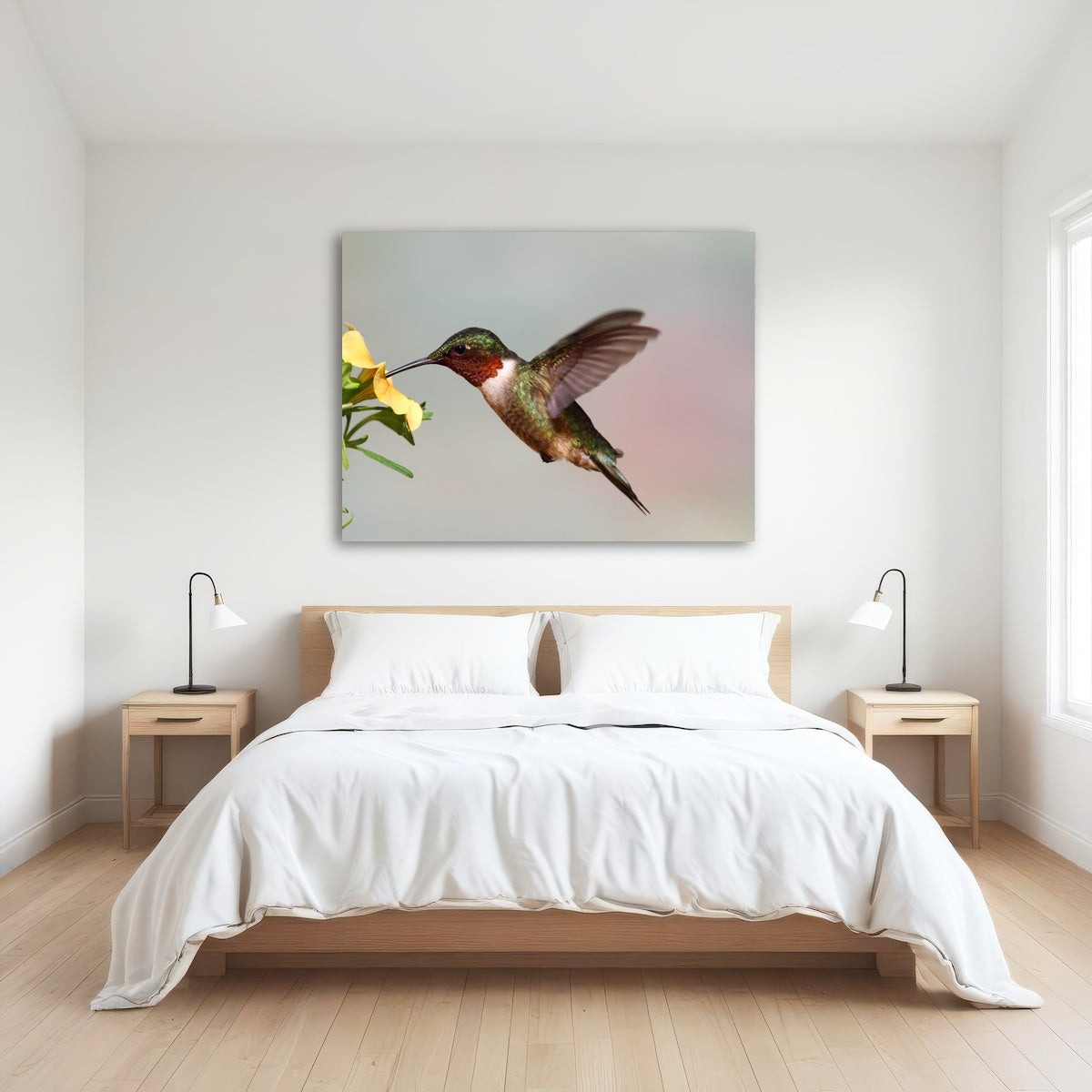 AUTO-MOCKUP ROOM | Ruby Throated Hummingbird