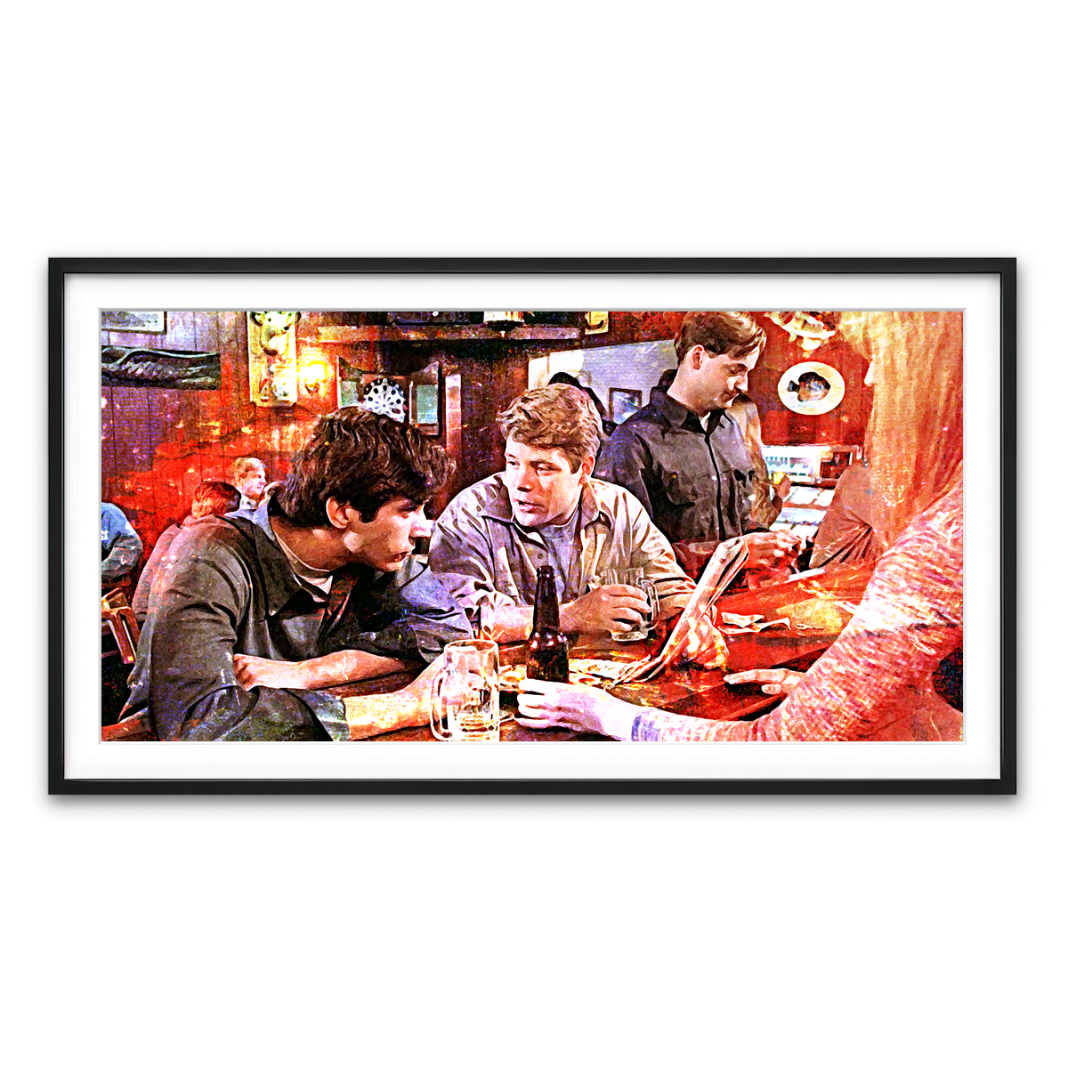 Framed Print 2x1 Black