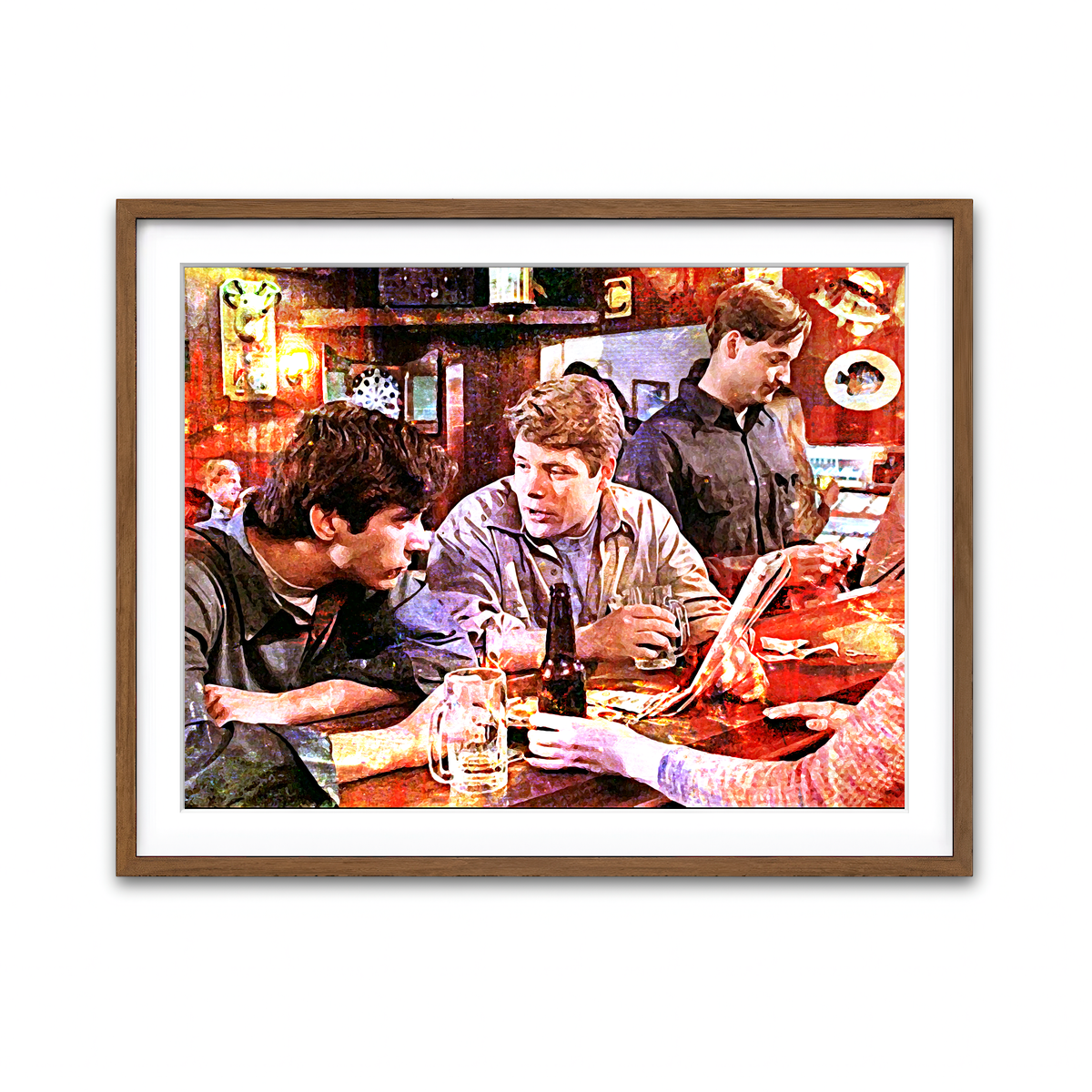 Framed Print 4x3 Walnut