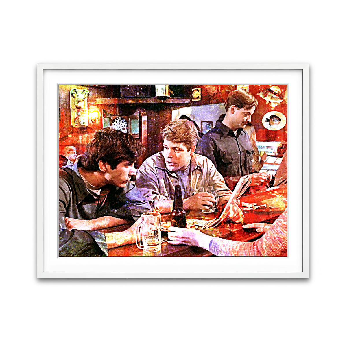 Framed Print 4x3 White