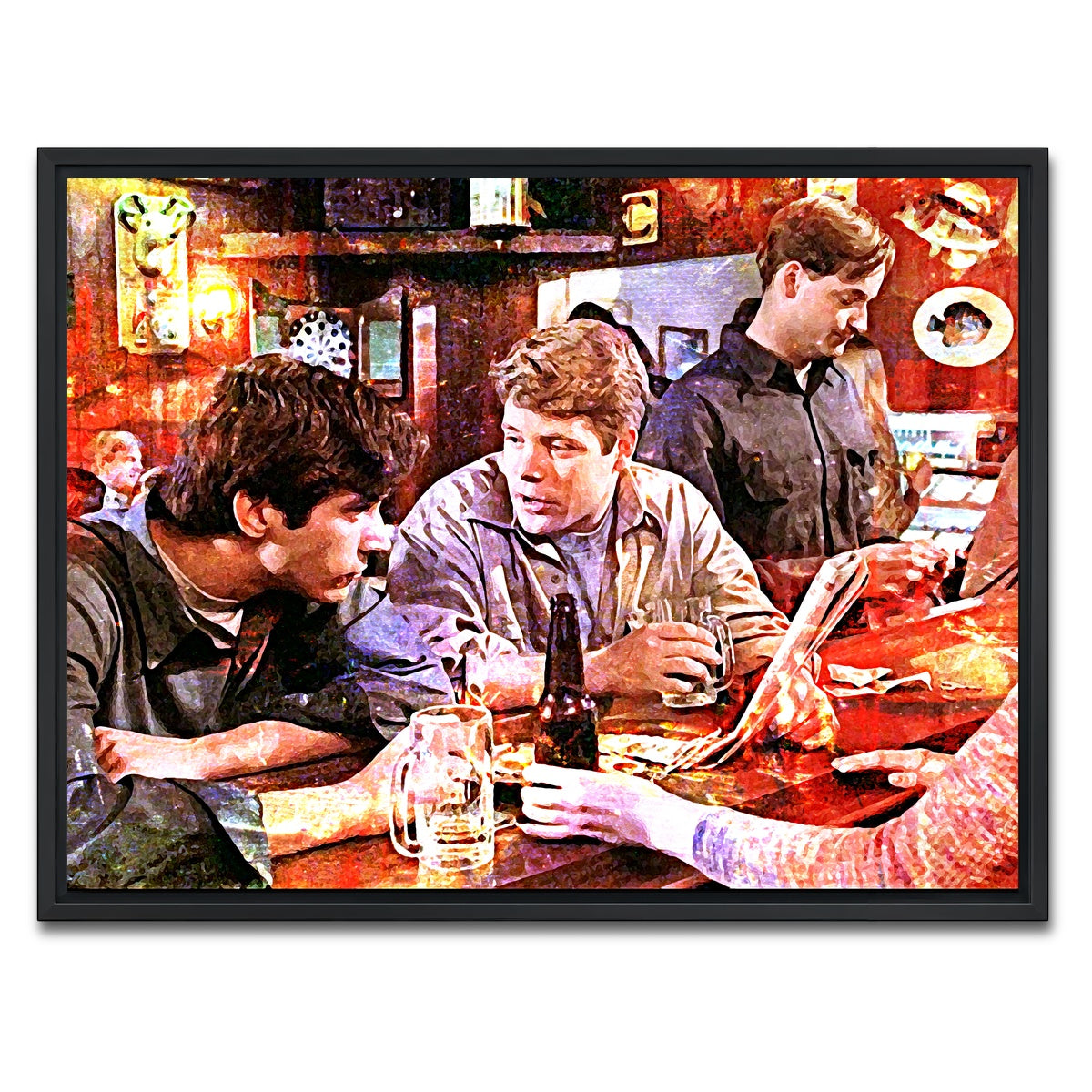 AUTO-MOCKUP WHITE | Rudy | 1 Piece | Black Framed Canvas | group=4x3