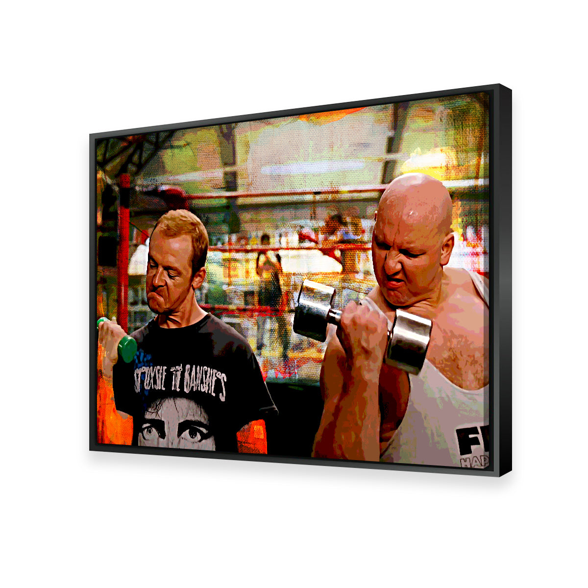 Run Fatboy Run Dumbbells Wall Art