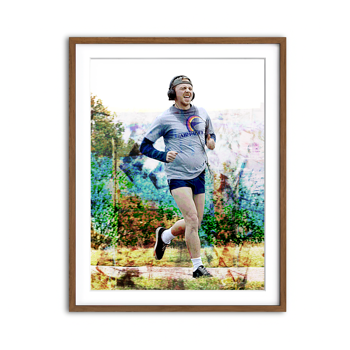 Framed Print 3x4 Walnut