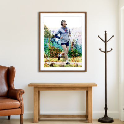AUTO-MOCKUP ROOM | Run Fatboy Run Wall Art