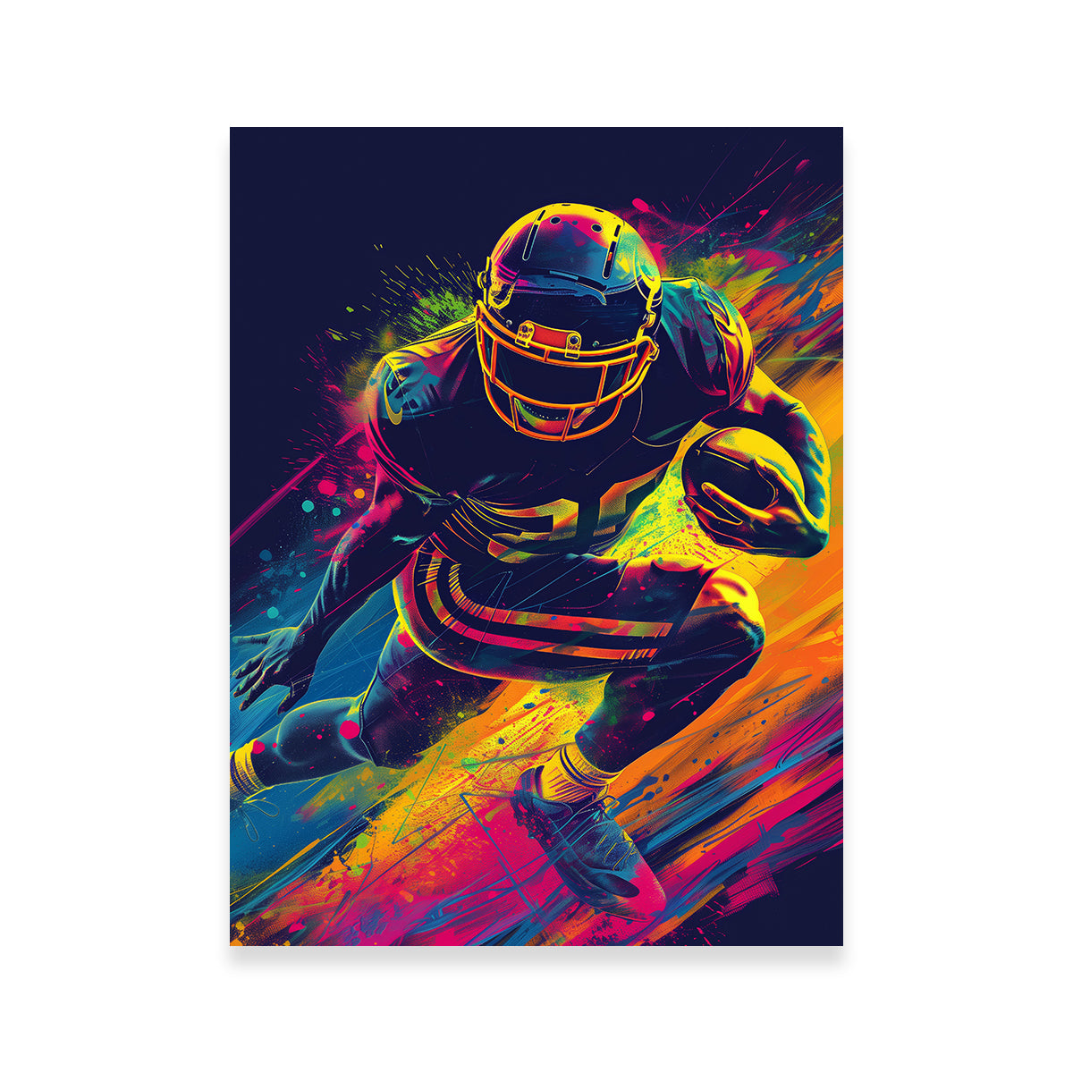 Running Back Wall Art