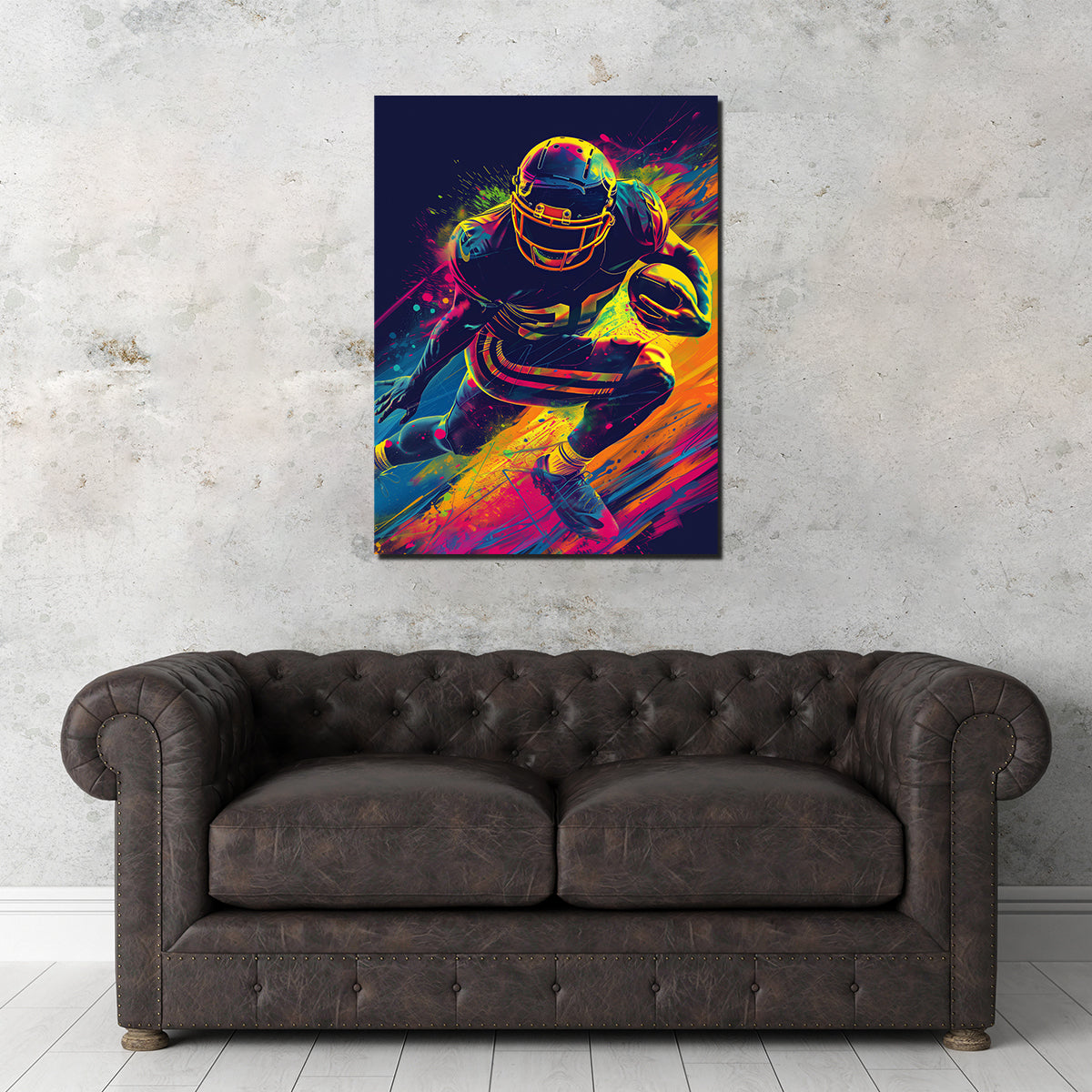 Running Back Wall Art