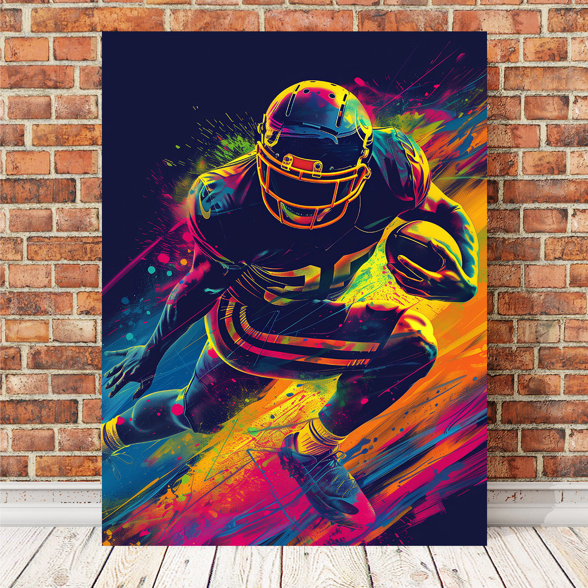 Running Back Wall Art