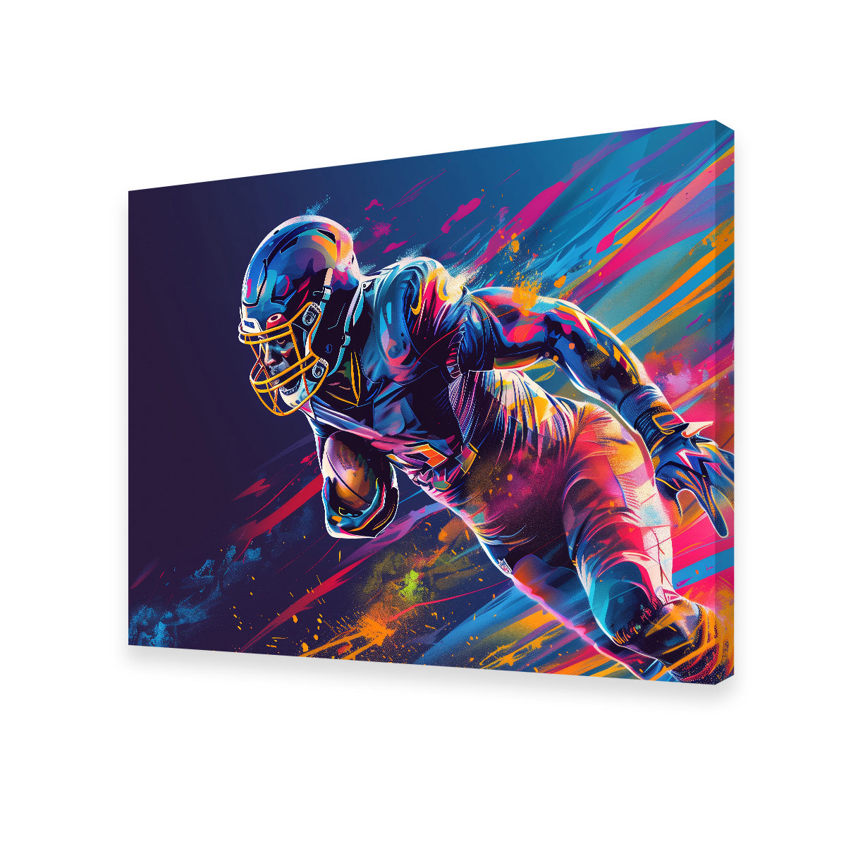 Running Back Art Wall Art