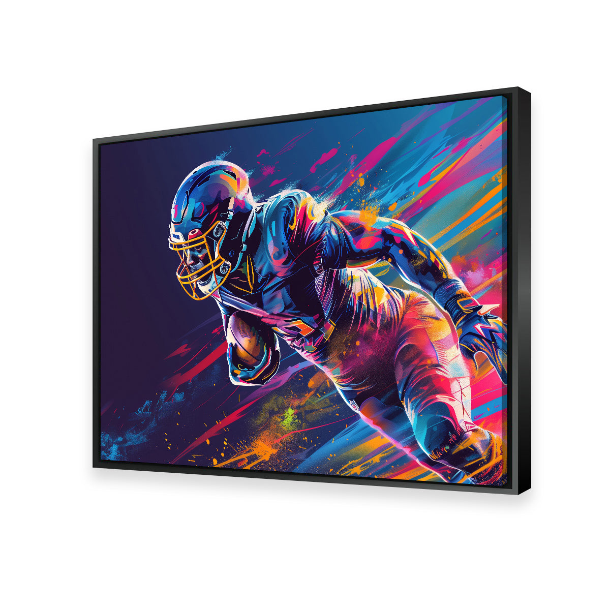 Running Back Art Wall Art