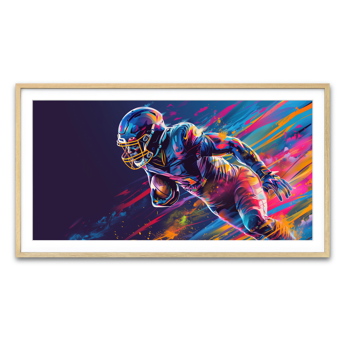 Framed Print 2x1 Natural