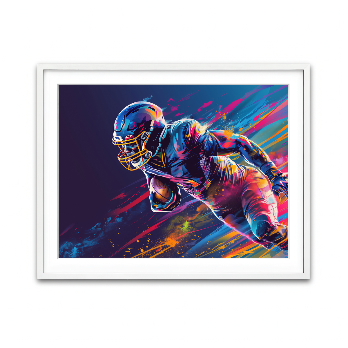 Framed Print 4x3 White