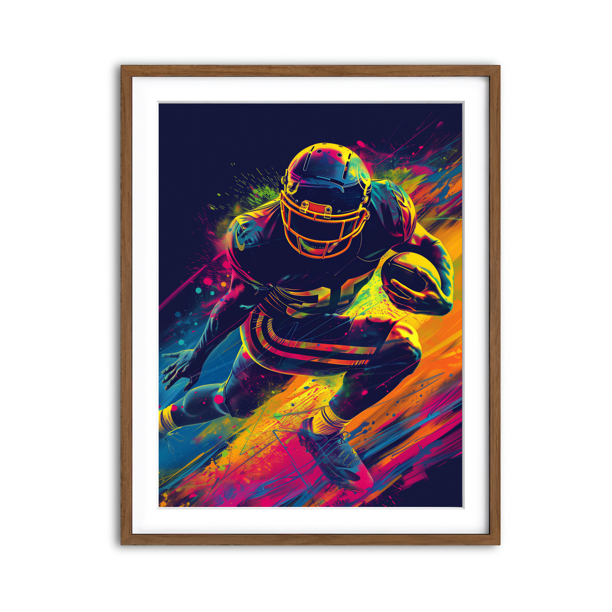 Framed Print 3x4 Walnut