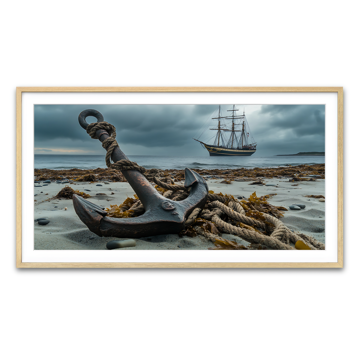 Framed Print 2x1 Natural