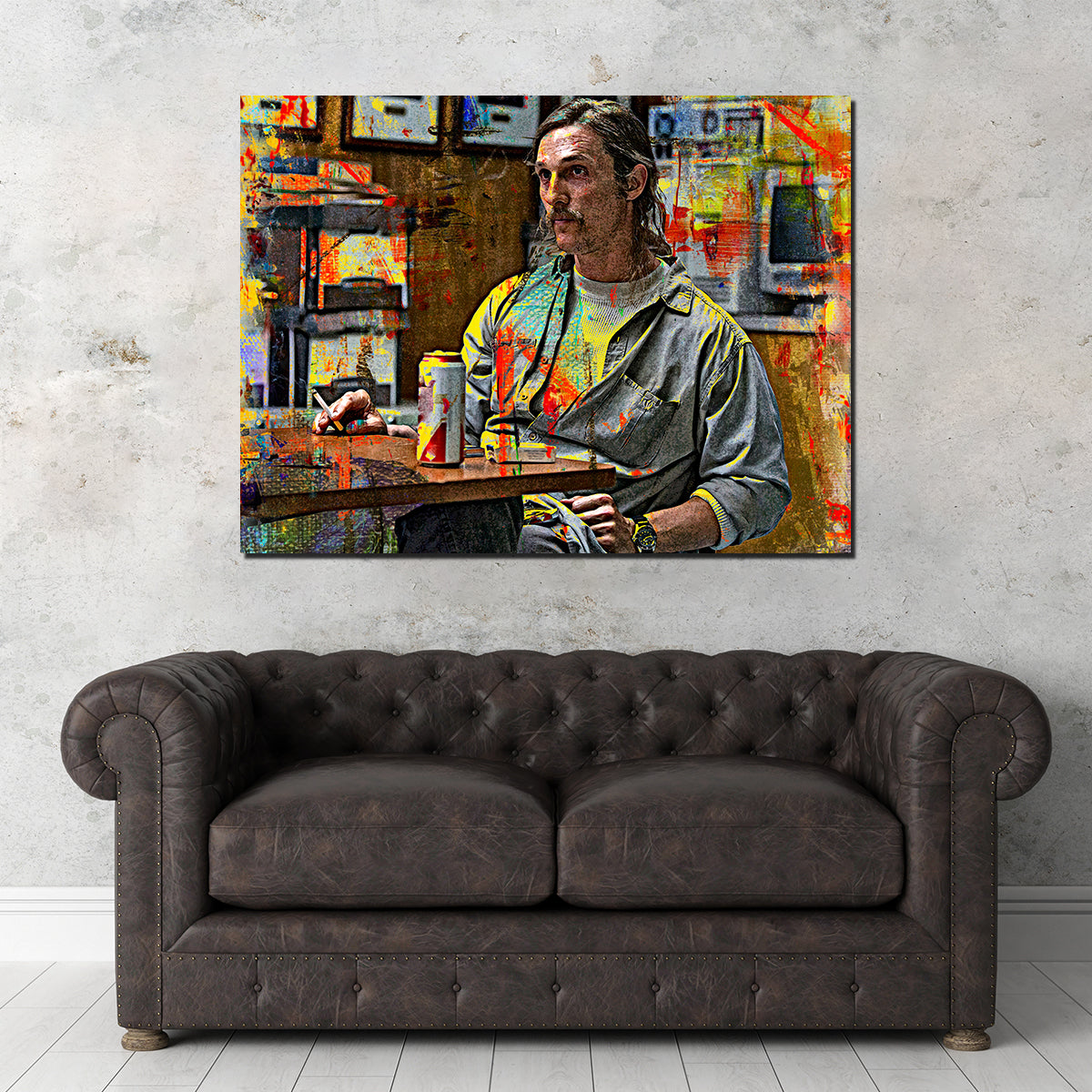 Rustin Cohle Wall Art