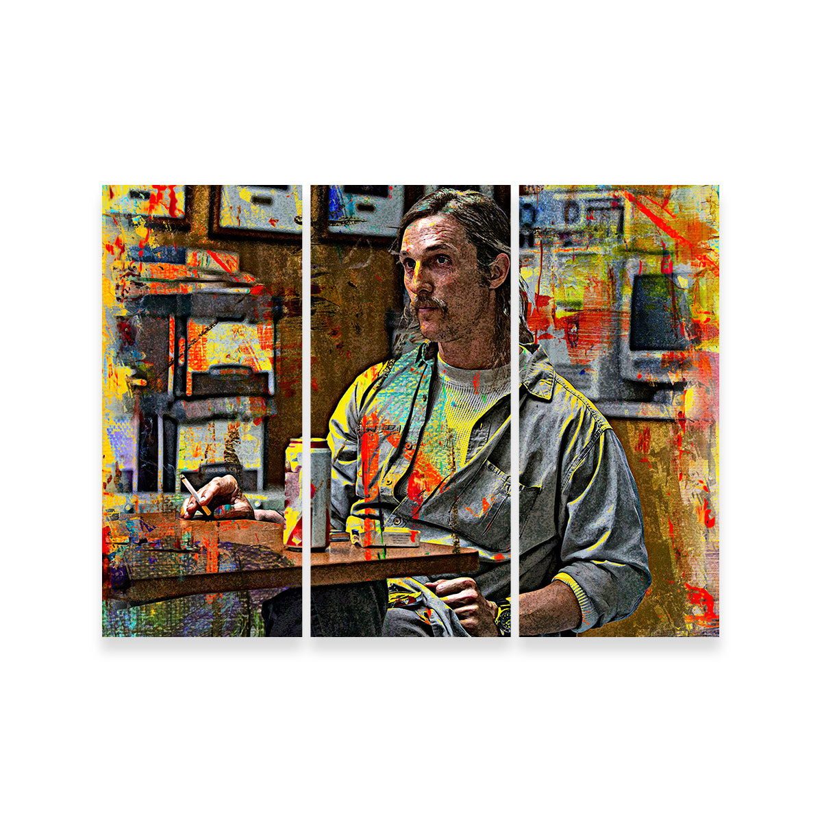 Rustin Cohle Wall Art
