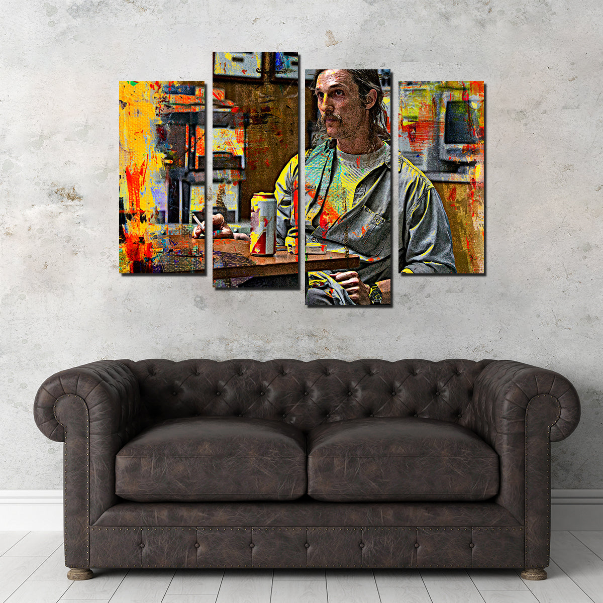 Rustin Cohle Wall Art