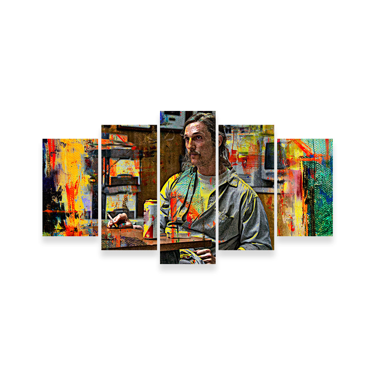 Rustin Cohle Wall Art