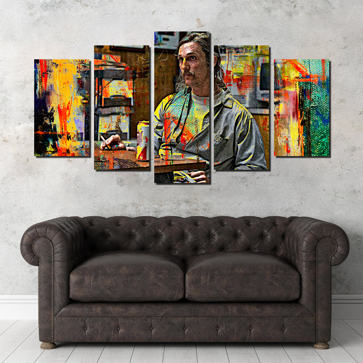 Rustin Cohle Wall Art