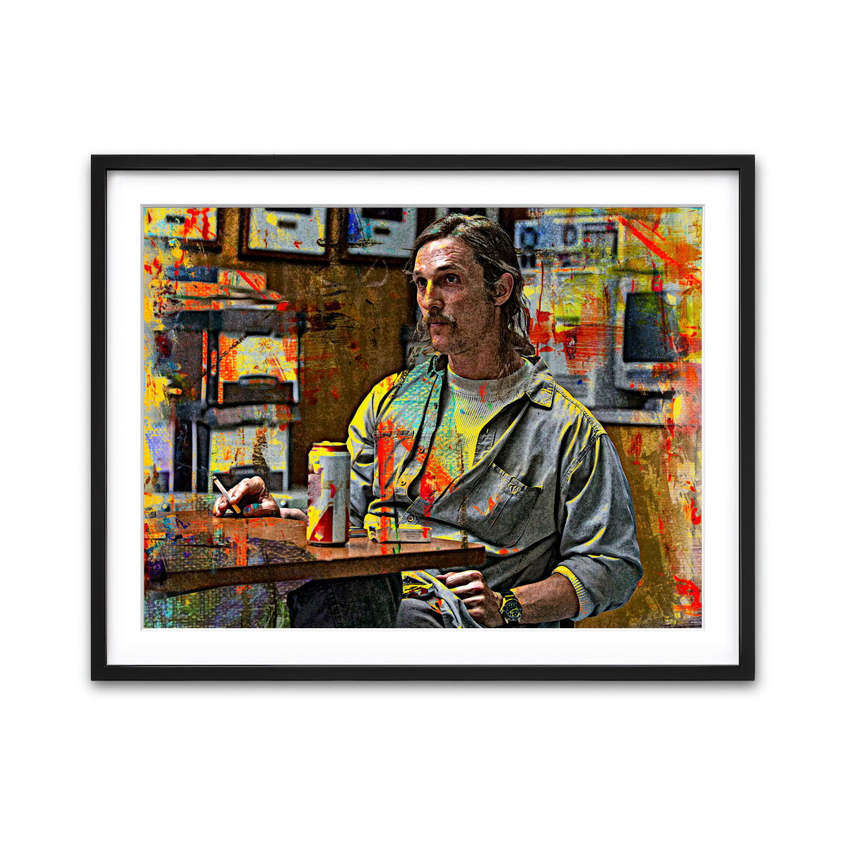 Framed Print 4x3 Black