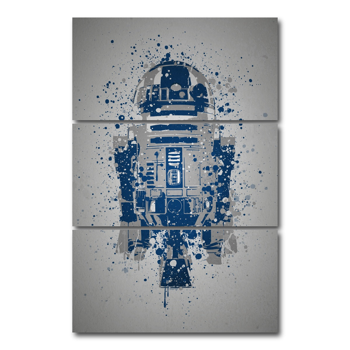 AUTO-MOCKUP WHITE | Rusty Bucket Of Bolts | 3 Piece | Gallery Wrap Canvas | group=12x24_stacked