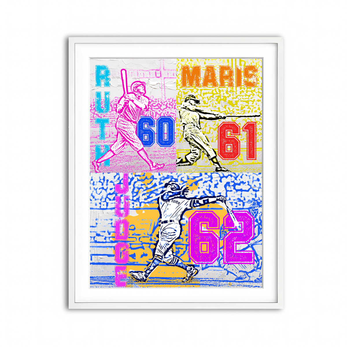 Framed Print 3x4 White