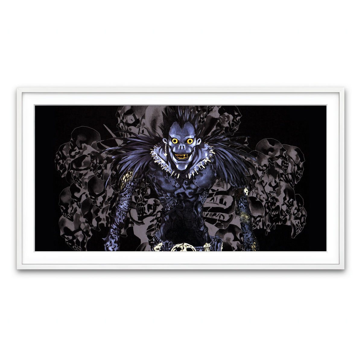 Framed Print 2x1 White