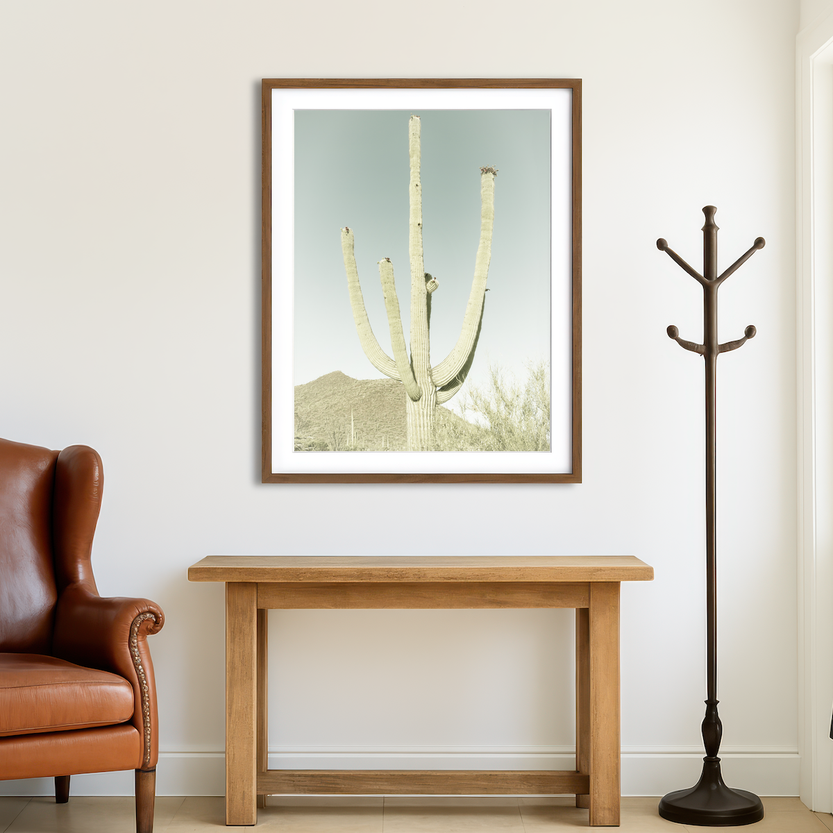 AUTO-MOCKUP ROOM | Saguaro National Park Giant Saguaro Wall Art