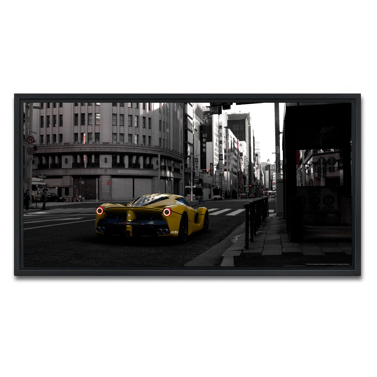 AUTO-MOCKUP WHITE | SAIYAN | 1 Piece | Black Framed Canvas | group=2x1