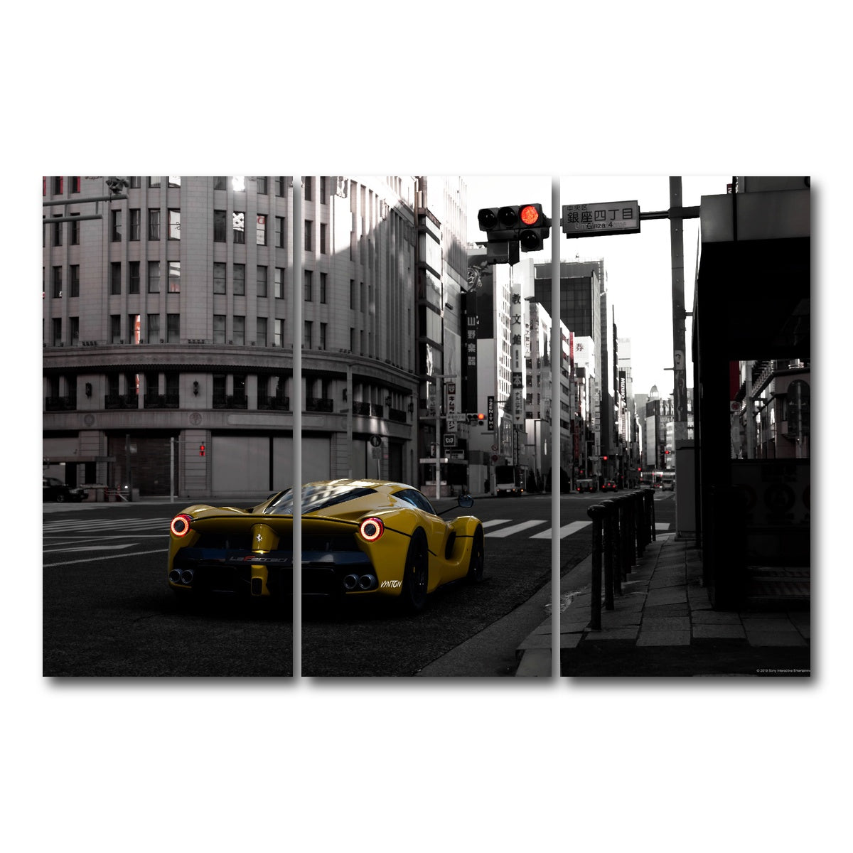 AUTO-MOCKUP WHITE | SAIYAN | 3 Piece | Gallery Wrap Canvas | group=12x24