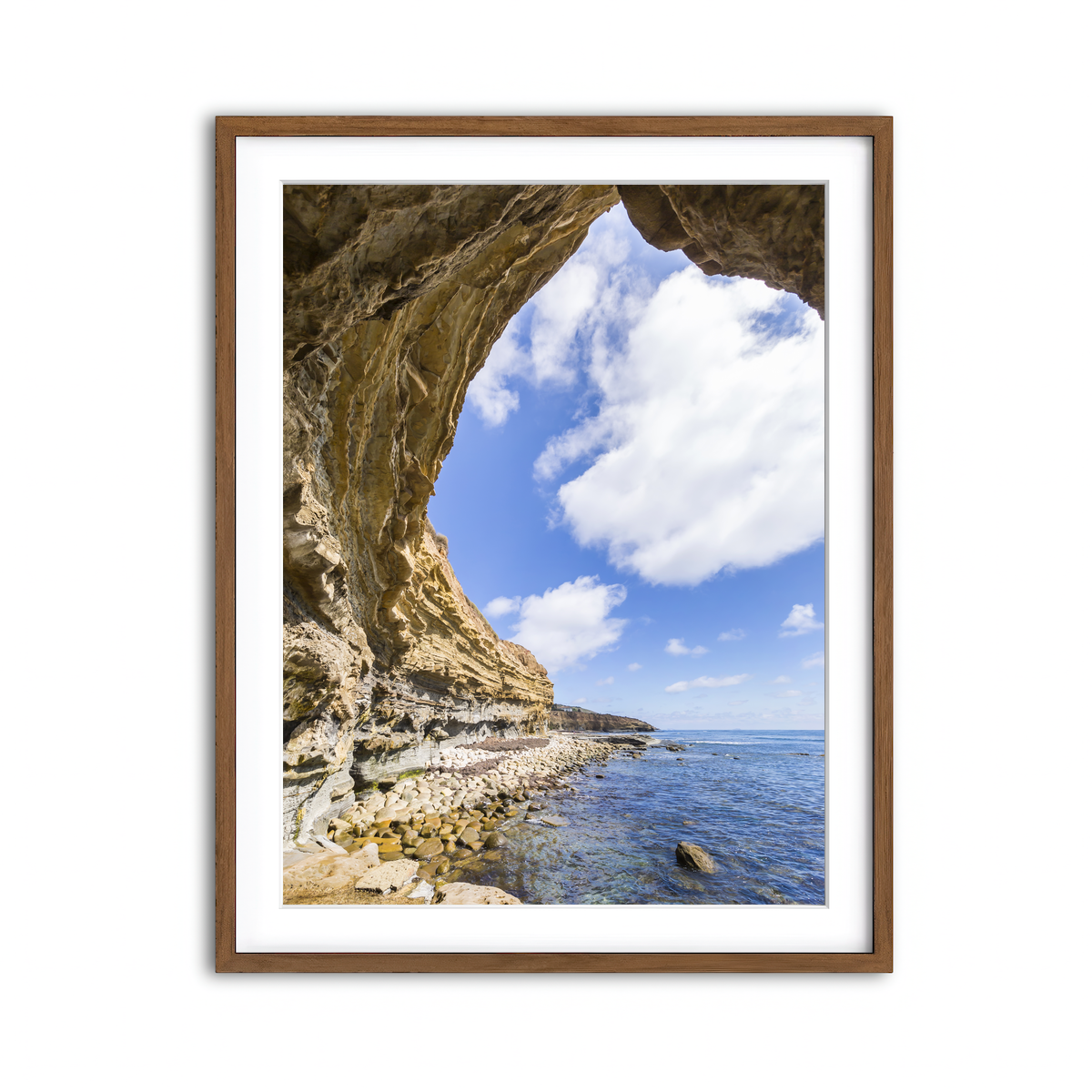 Framed Print 3x4 Walnut