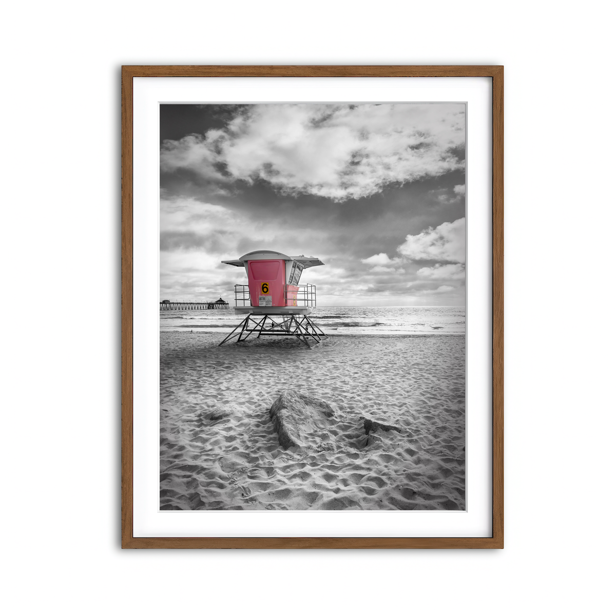 Framed Print 3x4 Walnut