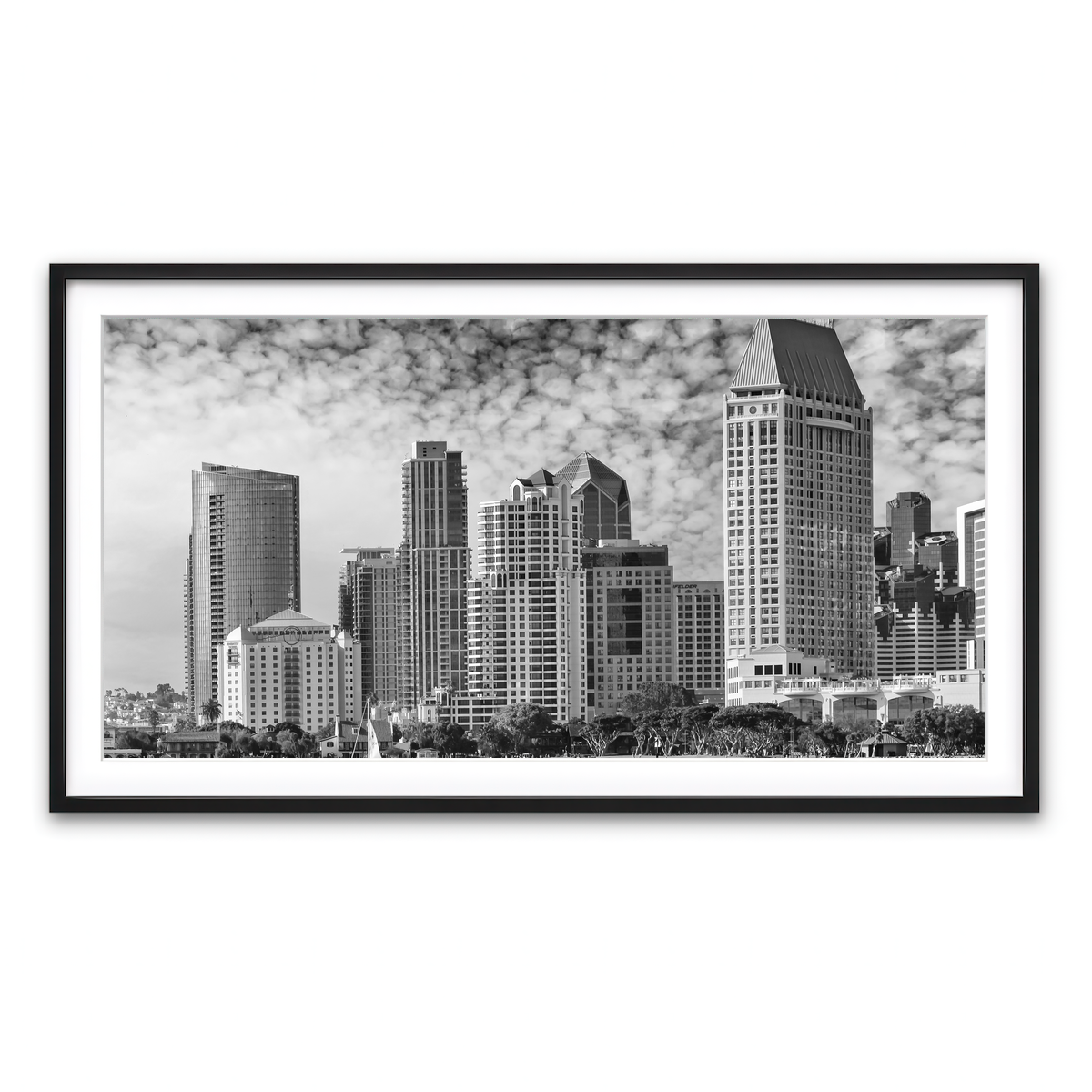 Framed Print 2x1 Black