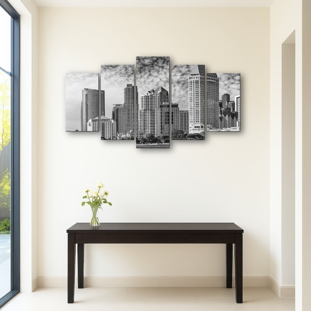 AUTO-MOCKUP ROOM | SAN DIEGO Monochrome Skyline