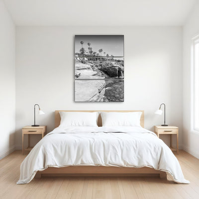 AUTO-MOCKUP ROOM | SAN DIEGO Monochrome Sunset Cliffs