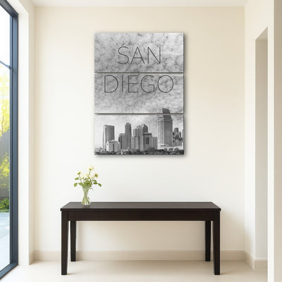 AUTO-MOCKUP ROOM | SAN DIEGO Skyline Text