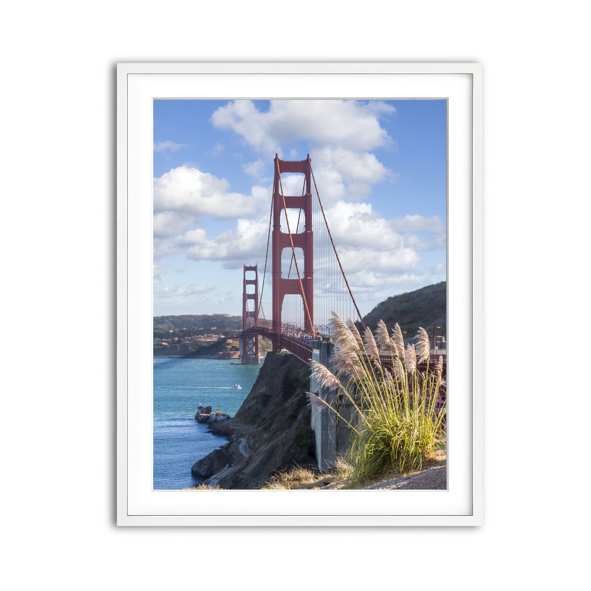 Framed Print 3x4 White