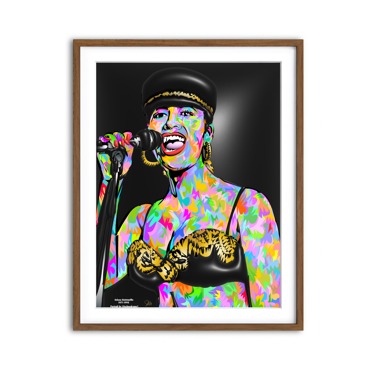 Framed Print 3x4 Walnut