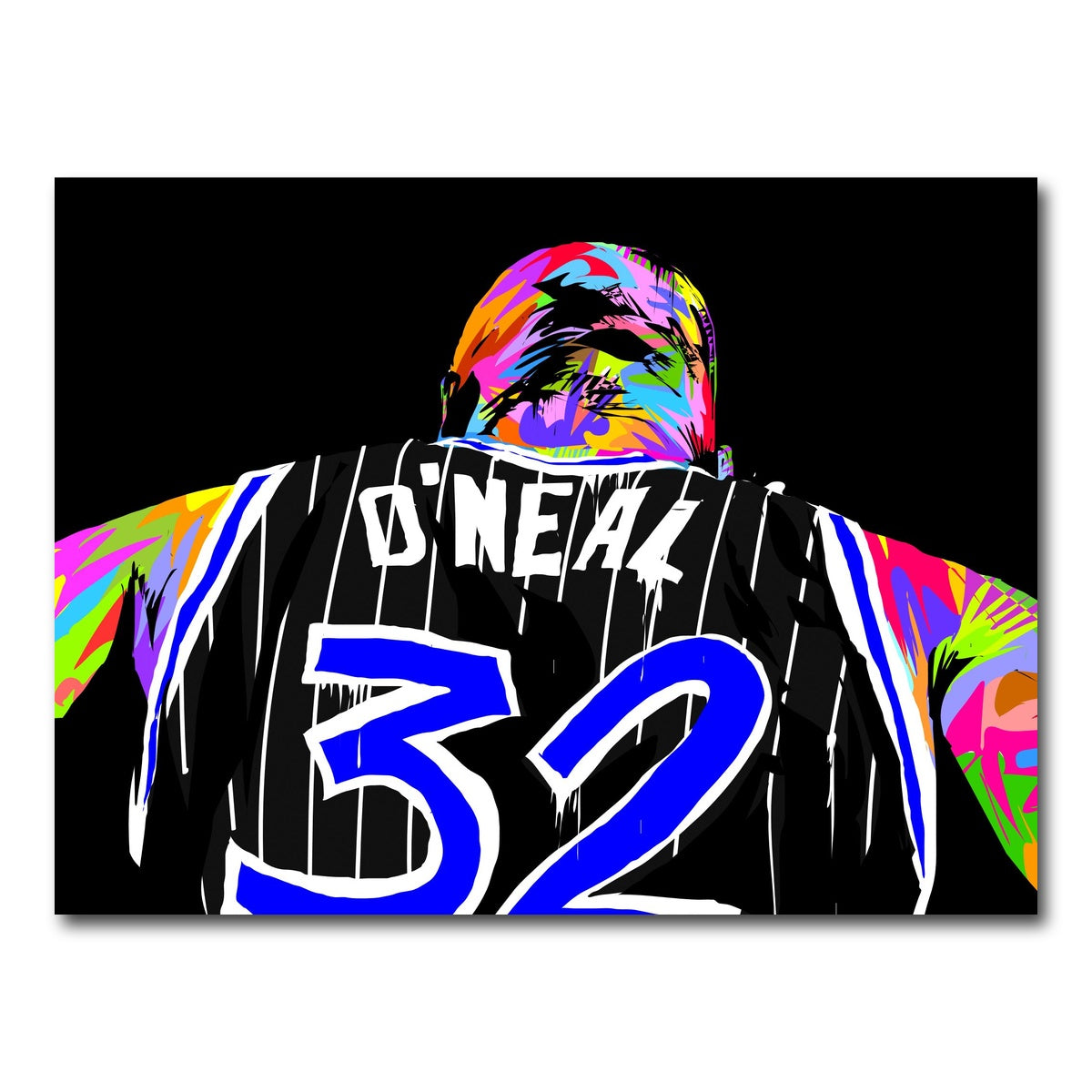 AUTO-MOCKUP WHITE | SHAQ | 1 Piece | Gallery Wrap Canvas | group=4x3