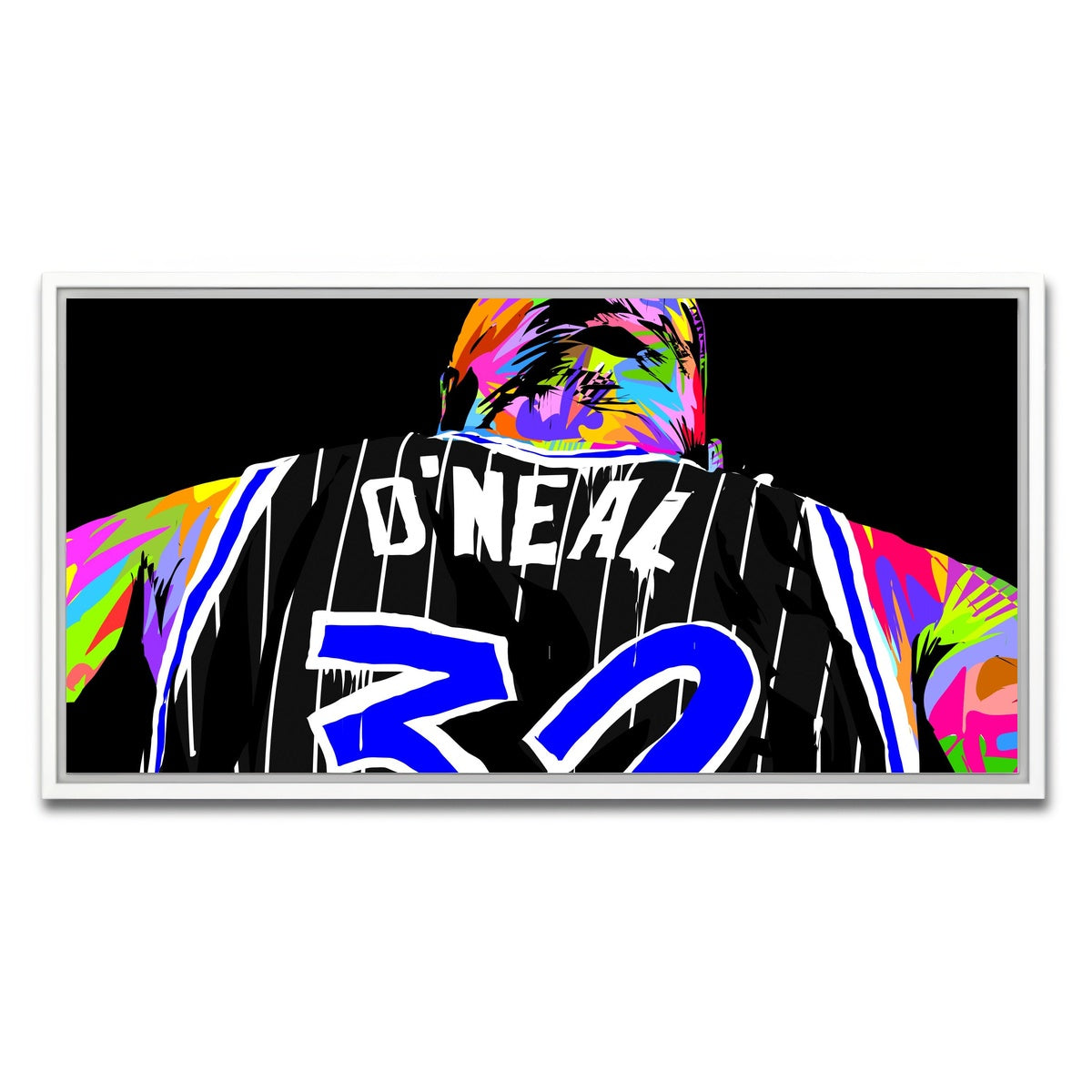 AUTO-MOCKUP WHITE | SHAQ | 1 Piece | White Framed Canvas | group=2x1