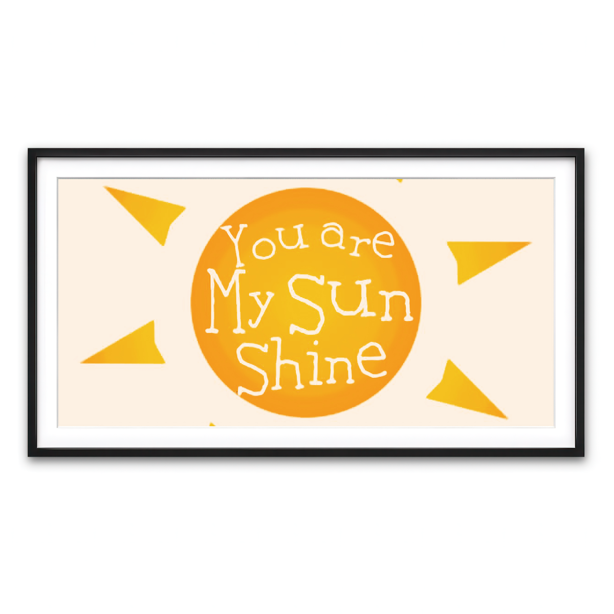 Framed Print 2x1 Black