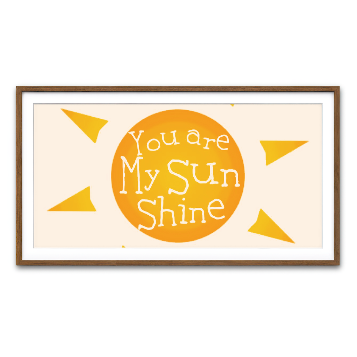 Framed Print 2x1 Walnut