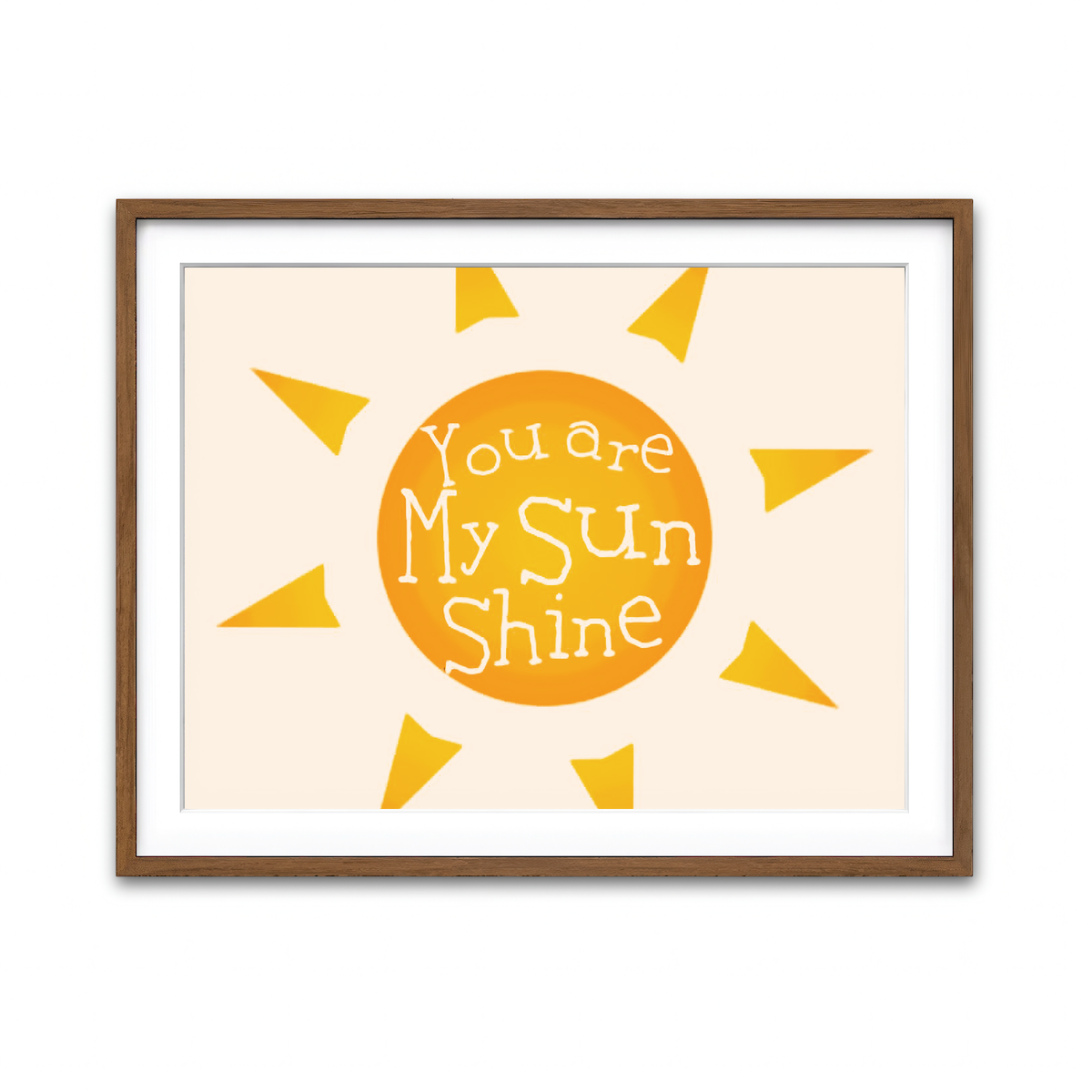 Framed Print 4x3 Walnut