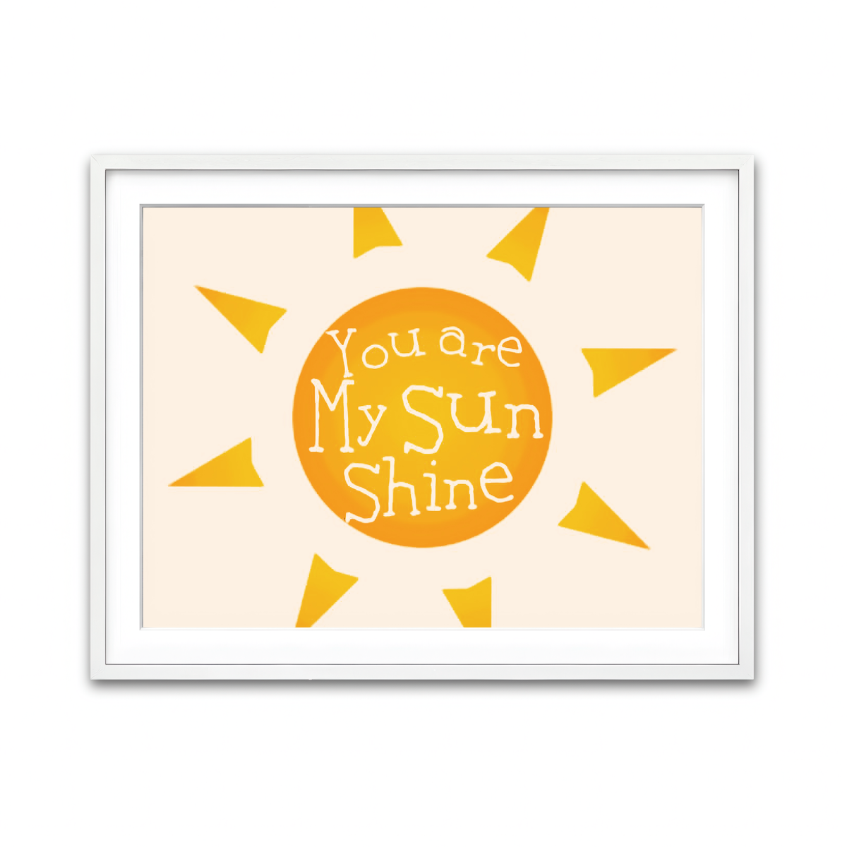 Framed Print 4x3 White